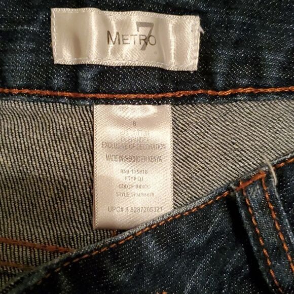 Metro 7 Women's Embelished Jeans Size 8 - Picture 7 of 7